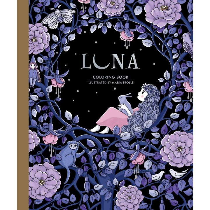 Bring you flowers. ! &gt;&gt;&gt;&gt; Luna Coloring Book [Hardcover]