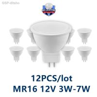 ♞Mr16สปอตไลท์ Pces Gu5.3 Ac/Dc 12V 3W-7W Ângulo De Luz 120/38 Graus Nhumena Branca Morna Estroboscópica Banheiro พารา