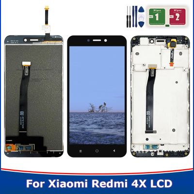 5.0 For Redmi 4X LCD Display Touch Screen Digitizer Assembly Replacement Parts For Xiaomi Redmi 4X LCD Screen