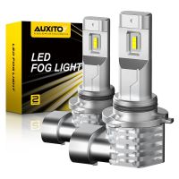 2ชิ้น Auxito ไฟตัดหมอก Led 9006 HB4 6000K สีขาว2000LM H10ชิป Csp HB3 9005 H16JP H8 H11 Led สีเหลืองรถโคมไฟ Drl ตัดหมอก12V