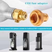 CO2 Quick Adapter Connect SodaStream Water Carbonator Duo Art Terra Quick Adapter for CO2 Cylinder TR21-4 Male Thread Accessries