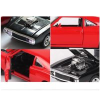 1:32 Fast &amp; Furious 7 Dodge Diecast Vehicles Car Model Sound Light Pull Back Car Collection Car Toys