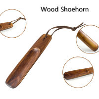 [KUNLIAN] 1PC ไม้รองเท้าแตรแบบพกพาหัตถกรรมรองเท้าอุปกรณ์เสริม SOLID wood shoehorn