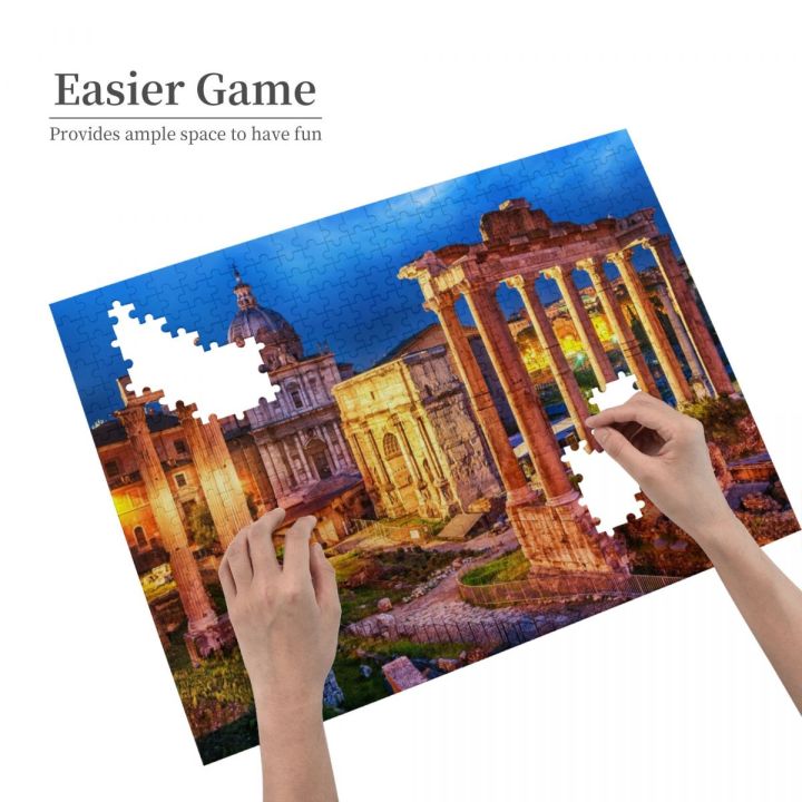 roman-forum-wooden-jigsaw-puzzle-500-pieces-educational-toy-painting-art-decor-decompression-toys-500pcs