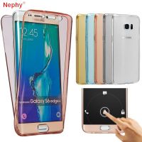 360 Degree Full protect Double silicone Case For Samsung Galaxy S20 S10 e S8 S9 Plus S6 S7 Edge Note 8 9 10 20 Clear Cover Coque