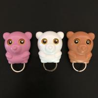 1PC Night Owl /Bear /Rabbit Magnetic Key Hooks Colorful Wall Holder Magnets Attraction Keychains Home Storage Picture Hangers Hooks