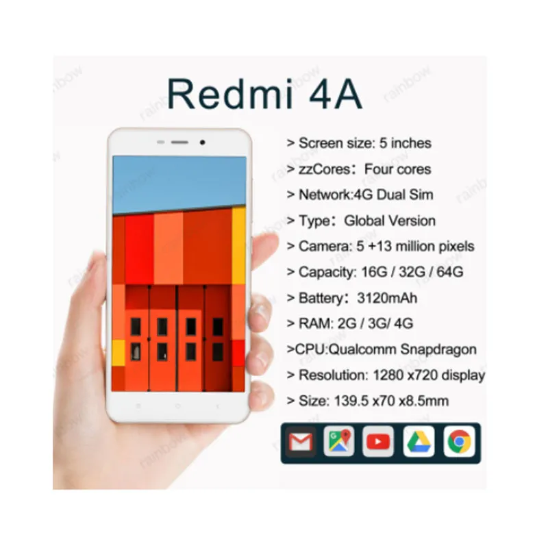 Xiaomi Redmi 4A/Note 5A Quad Core 2Gb+16Gb/ 3Gb+32Gb Smartphone Durable  Standby Phone 5 Inch Phone 95% New [Used] Free Mobile Phone Accessories |  Lazada Ph