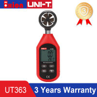 UNI-T UT363 Mini ความเร็วลมดิจิตอลเมตรเครื่องวัดความเร็วลมวัดความเร็วความเร็วลมดิจิตอลเครื่องทดสอบความเร็วลมอุณหภูมิลมจอแสดงผล LCD Air Speed MAX/AVG การวัดระดับลม1 ~ 12