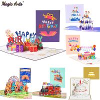 Happy Birthday Greeting Card Girl 3d Invitation Card Happy Birthday - Happy - Aliexpress