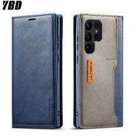 YBD สำหรับ Samsung Galaxy S23 S20 S21 S22 S10 S9 S8เป็นพิเศษและเคสหนังกระเป๋าเงินแบบฝาพับ S21FE พร้อมฝาครอบกระเป๋าใส่บัตรเครดิต