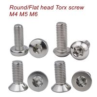 Stainless Steel kepala bulat kepala datar sekrup Torx M4 M5 M6 SUS304 enam lobe kepala keamanan sekrup