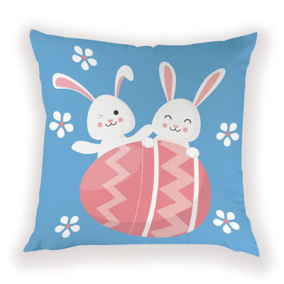Nordic Cartoon Throw Pillows Cover Rabbit Beautiful Home Decor Cushions Covers Personalized For Home Living Room Car Pillowcase