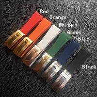 （Bar watchband）20มม. สีดำสีเขียวสีส้มปลายโค้งสายนาฬิกายางซิลิโคนสำหรับบทบาท StrapDaytona Versa2สร้อยข้อมือ