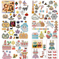 6 PcsSet Design Templates for Water Spray Beads 3D Puzzle Toys Speelgoed Many Pattern Hama Beads for Children Jigsaw Puzzle Toy