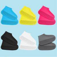 Silicone WaterProof Shoe Covers Wear-resistant Non-slip Thickened Unisex Shoes Protector Reusable Shoe Covers For Rainy Day Rain Boots