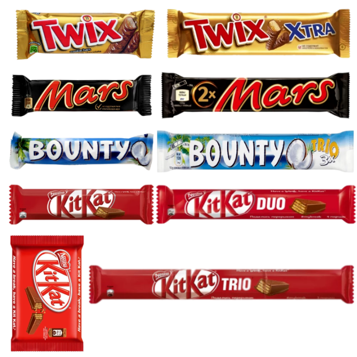 TWIX BOUNTY KITKAT MARS CHOCOLATE Lazada.co.th