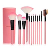 ❍ Manufacturers selling 12 block defect beauty makeup makeup makeup brush set beginners tool barrel brushes makeup brush barrels