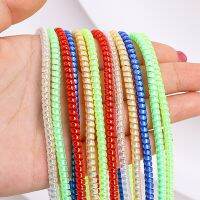 Metallic Laser Cable Saver 1.4 Meters Spiral Cable Protector Sleeve For Apple iPhone 7 8 Plux X XR 11 12 13 14 Pro Samsung Mi