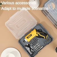 deli Wireless electric screwdriver 31 piece pipe maintenance 3 piece pliers adjustable wrench rotary handle electric drill