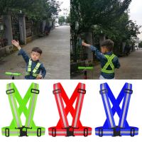 Reflective seat belts reflective running vests bicycles Vest Adjustable reflective protective jackets For Adults and Children