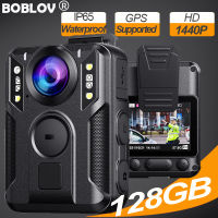 BOBLOV M6 With GPS Sport Waterproof Body Mini Camera HD 2160P 128GB Night Version 2600Mah 170° Motion Detect DVR Video Recorder กล้องดิจิตอลกล้องถ่ายวิดีโอกล้องมือถือสวมใส่ได้กล้องตำรวจรถจักรยานยนต์ Motor Dash Cam for Vlogging