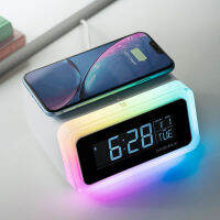 นาฬิกาปลุกดิจิตอลอัจริยะ Momax รุ่น Q.CLOCK 2 Digital Clock with Wireless Charger