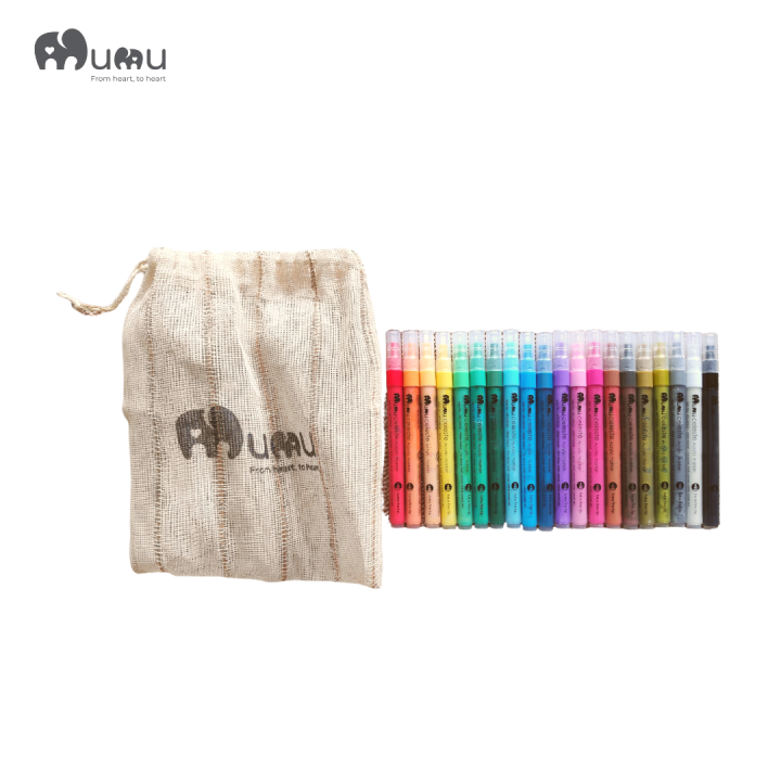 Mumu Celeste 20colors acrylic markers Lazada