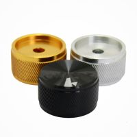 1PCS High-end aluminum knob potentiometer knob 30*17*6mm  Volume Switch Rotary Encoder Knobs silver/black/gold Guitar Bass Accessories