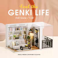 Dollhouse 132 Miniature DIY Doll House With Wooden Furniture For Dolls Toys Accessories Book Nook For Children Gift Roomroom