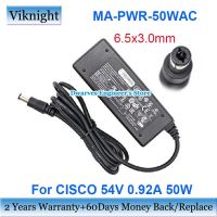 ของแท้ Wlk อะแดปเตอร์สำหรับ MA-PWR-50WAC ของ CISCO 54V 0.92A 50W 640-53010 Charger Laptop สายไฟและอะแดปเตอร์ขนาด6.5X3.0มม.