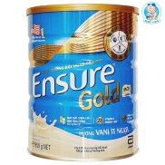 Date 2024 Sữa bột Ensure gold 850g ít ngọt cho người lớn tuổi