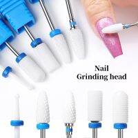 1Pc Ceramic Milling Cutter Nail Drill Bits Electric Manicure Silicone Drills Pedicure Mill Bits Machine Files Nail Art Accessory