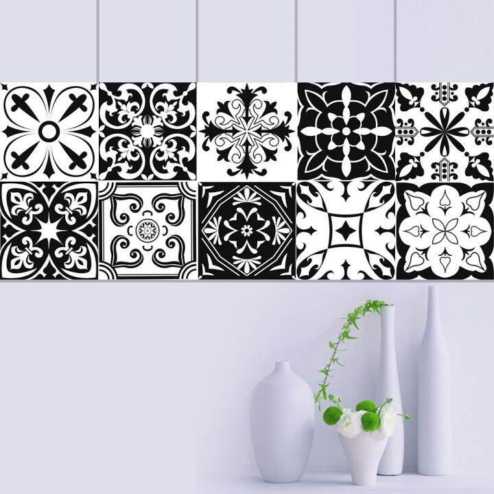 black-white-waterproof-retro-strip-tiles-wall-sticker-bathroom-kitchen-stair-table-decoration-wallpaper-peel-stick-art-mural