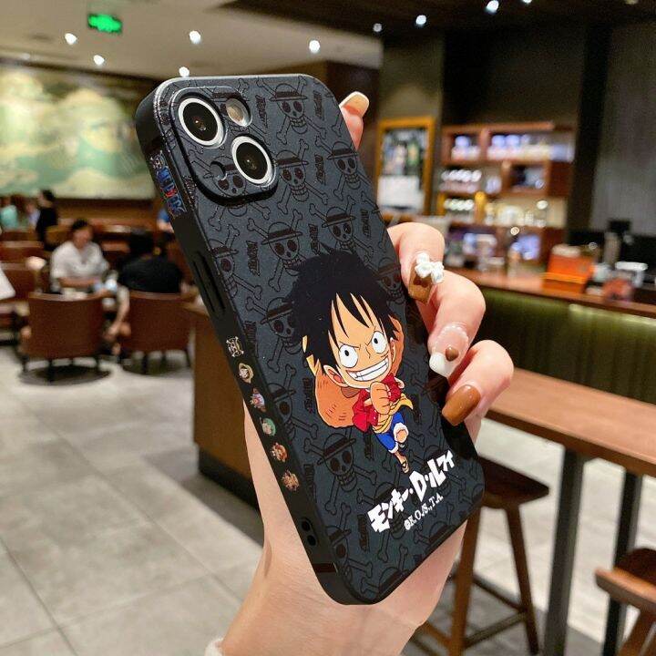 เคสไอโฟนวันพีชลูฟี่-เคสลายแถบข้างขอบเหลี่ยมซิลิโคนสำหรับ-เคสapple-iphone-13-เคสไอโฟน11-สีดํา-7-plus-xr-เคสไอโฟนxr-เคสไอโฟน6sพลัส-x-2020-6-8-14-12