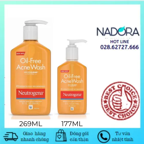 [HCM]Neutrogena Oil Free Acne Face Wash