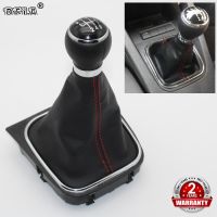 ↂ✜ For VW Jetta 6 A6 MK6 2011 2012 2013 2014 Jetta Variant 2008-2014 Car-Stying 6 Speed Car Stick Gear Shift Knob With Leather Boot