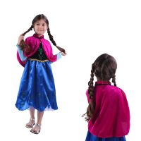 [Free ship] frozen2 ice and snow 1 romance princess dress childrens cosplay role-playing show out service