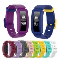 {zhiyun Watchshop}เปลี่ยนสายซิลิโคนอ่อนนุ่มสำหรับ Fitbit Ace 3 2เด็กสมาร์ทดูวงสร้อยข้อมือคลาสสิก F Itbit Inspire/inspire HR สายรัดข้อมือ