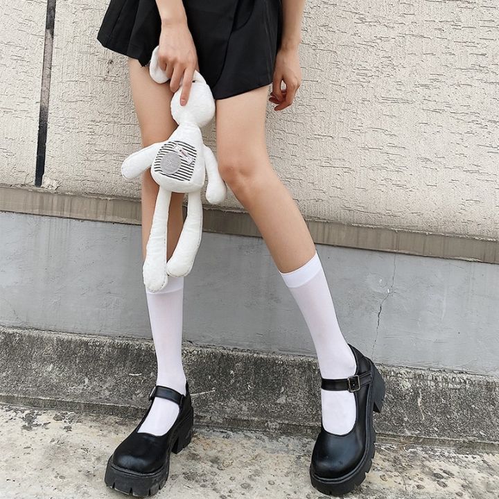 summer-jk-socks-velvet-lolita-solid-high-knee-long-stockings-fashion-kawaii-cosplay-sexy-japanese-school-socks