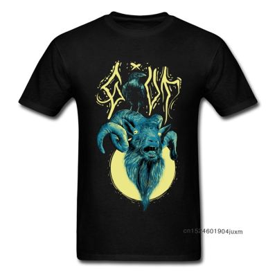 Summer Adult Tshirt Goat T Shirts Slim Fit Father Day Short Sleeve Crew Neck Tees 100% Cotton Men Unique T-Shirt Drop Shipping