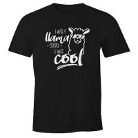 เสื้อยืด พิมพ์ลาย I What A Llama Before It What Cool Fun สําหรับผู้ชาย  780J