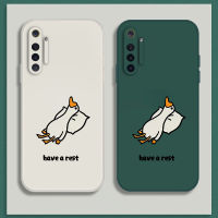 เคส OPPO K3 Case เคสการ์ตูนน่ารักเป็ดเคสซิลิโคนเหลว Flocking ฝาครอบโทรศัพท์ป้องกัน เคสโทรศัพท์