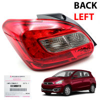 iBarod ไฟท้าย+ปลั๊ก พร้อมหลอดไฟ รุ่น LEDs ของแท้ สีแดง,ใส สำหรับ Mitsubishi Mirage Hatchback Space Star LA ปี 2016-2019