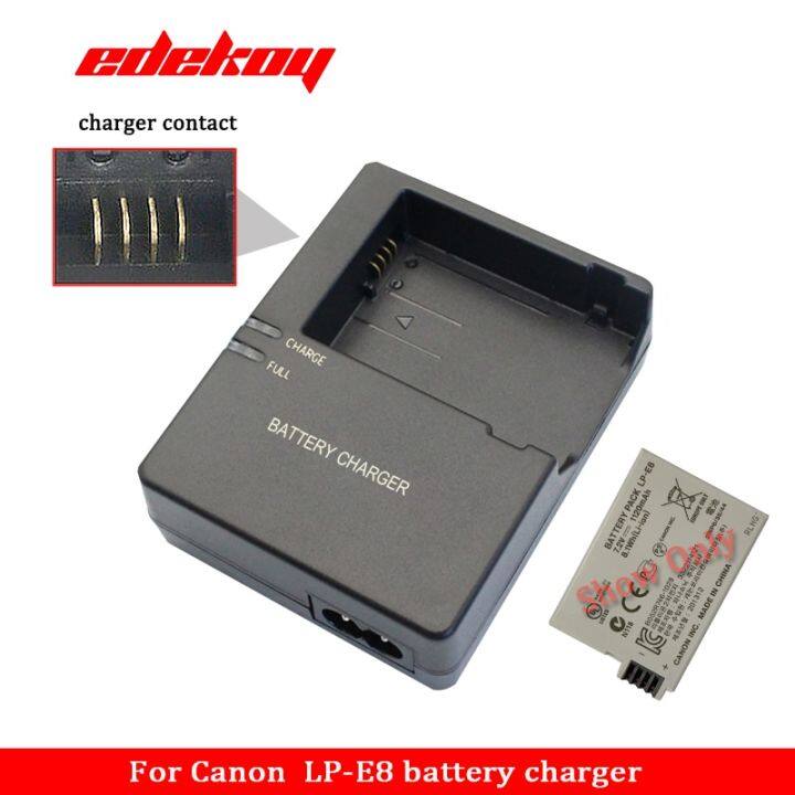 กล้อง-lc-e8-lp-e8เครื่องชาร์จแบตเตอรี่-canon-แบตเตอรี่650d-550d-700d-600d-eos-กล้อง