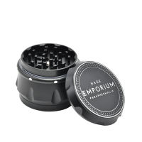 Haze Emporium Grinder V.4 Deep Black 4 Layer Metal Herb Herbal Grinder 63MM Aluminum Grinder