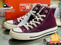 รองเท้าคอนเวิร์ส Chuck 70 - VINTAGE CANVAS - HI -แดงเลือดหมู [ของแท้100%] size:36-44EU พร้อมกล่อง รองเท้าผ้าใบชายหญิง รองเท้าผ้าใบชายหญิง รองเท้าคอนเวิร์สของแท้