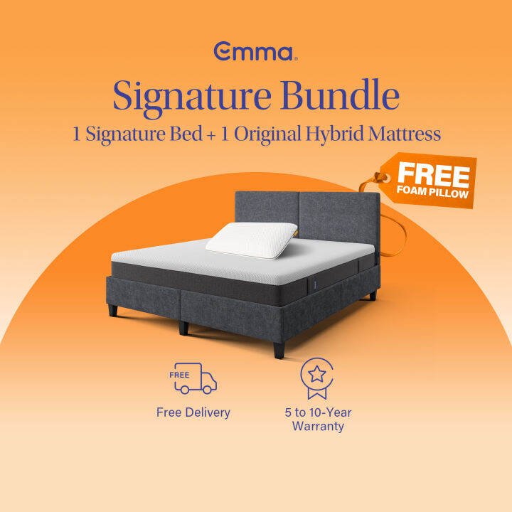 Emma Signature Bundle Signature Bed + Original Mattress Emma Sleep