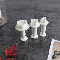 WUJI 3Pc Heart Fondant Plunger Set Valentines Love Sugar CraWUJI Cake Decorating Baking