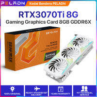 Peladn การเล่นเกม RTX 3070Ti 8G 8nm GDDR6X การ์ดจอ256-Bit Triple-Fan Edition 8K HD Display การ์ดแสดงผลวิดีโอพร้อม4.0 PCI Express แสง RGB สำหรับกิจกรรมเกมในบ้านในสำนักงาน
