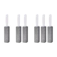 Pumice Stone with Long Handle Cleaning Block Toilet Cleaning Stone for Swimming Pools Rust Grill